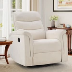Canmov Manual Swivel Rocker Recliner Silent Nursery Glider Chair Soft Backrest New. Price: $295.99.