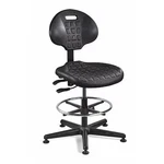 Bevco 7501-BLK Polyurethane Task Chair, 21" To 31", No Arms, Black New. Price: $375.99.
