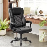 Serta Big & Tall Office Chair, Bonded Leather, Black New. Price: $144.99.