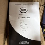 Serta 43672F Executive Chair Office Ergonomic High Back Model New. Price: $159.99.