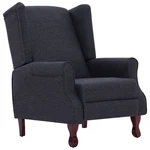 Armchair Wingback Recliner For Home Living Room Dark Gray Fabric Vidaxl New. Price: $284.99.