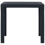 Patio Table Garden Outdoor Porch Dining With Rattan Look Plastic Vidaxl New. Price: $113.99.