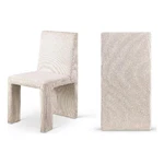 Meridian Furniture Benson Beige Microsuede Corduroy Dining Chair (set Of 2) New. Price: $503.53.