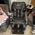 Real Relax Electric Massage Chair Black Faux Leather Used. Price: $500.00.
