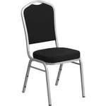 Flash Furniture Hercules Crown Chair, Black Fabric/silver Frame FD-C01-S-11-GG New. Price: $74.99.