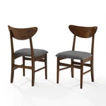 Crosley Set Of 2 Landon Wood Dining Chairs With Upholstered Seat Red: New. Price: $172.99.