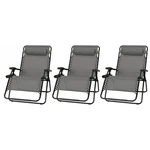 Four Seasons Courtyard Sunny Isles Xl Steel Zero Gravity Chair, Gray (3 Pack) New. Price: $79.99.