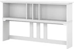 Bush Furniture Salinas 60W Shaped Desk Hutch Pure White Finish New. Price: $163.99.