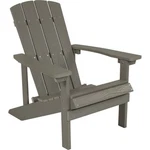 Flash Furniture Charlestown Adirondack Chair, Gray JJ-C14501-LTG-GG New. Price: $214.99.