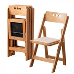Gtnsafp Wooden Folding Chair Soft Cushion Simple And Stylish Comfortable New. Price: $293.63.