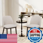 Colamy Upholstered Dining Chairs Set Of 2 Modern Kitchen Back Fabric New. Price: $179.30.