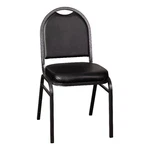Flash Furniture Hercules Series Vinyl Stacking Banquet Chair Black/silver New. Price: $123.40.