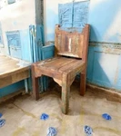 Hand Crafted Wooden Kids Home Cor Reclaimed Chairs Used. Price: $133.26.