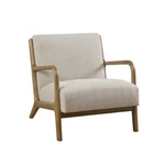 Ink+ivy Novak Cream Lounge Mid-century Modern Accent Armchair Open. Price: $200.00.
