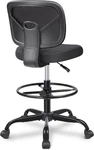 Adjustable Tall Drafting Chair With Mesh Back - Armless Rolling Desk New. Price: $160.99.