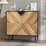 Garveehome 31.5 Storage Cabinet With Shelf & Doors, Modern Sideboard Buffe... New. Price: $145.75.