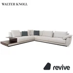 Walter Knoll Grand Suite Fabric Corner Sofa Light Gray Couch Leather Used. Price: $10683.07.
