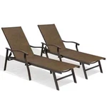 Crestlive Products 2-PC Metal Frame Stationary Chaise Lounge Chair New. Price: $239.99.