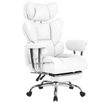 Big And Tall Ergonomic Office Chair,scratch-resistant Pu Leather Executive New. Price: $159.99.