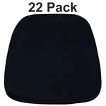 Flash Furniture Soft Black Fabric Chiavari Chair Cushion, PK22 New. Price: $335.14.