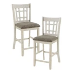 Lexicon Junipero Antique White Full Back Counter Height Chair (set Of 2) New. Price: $229.56.