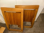 Aldo Jacober Trieste Folding Chair - 1966 Iconic Italian Design Set Of Two Used. Price: $299.00.