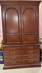 Vintage Thomasville Collector Cherry Entertainment Center Used. Price: $499.00.