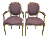 Ethan Allen Josephine Armchairs Accent Pair #13-7112 Made Italy Used. Price: $595.00.
