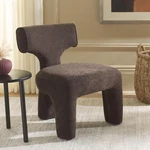 Mid-century Modern Brown Boucle Accent Chair Fully Assembled Home Collection New. Price: $516.99.