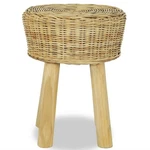 Wooden Kitchen Step Footstool Natural Rattan Solid Teak Vidaxl New. Price: $77.99.