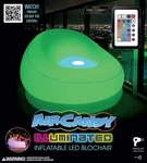 Led Illuminated Inflatable City Chair Changes Color With Remote! Candy New. Price: $34.99.