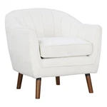 Lexicon Cutler Fabric Upholstered Accent Chair In White New. Price: $245.56.