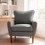 Olixis Comfy Accent Chair For Living Room 31.5 29.9 34.7 H, Deep Gray New. Price: $242.52.