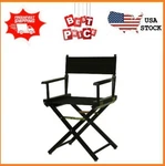 Casual Home Portable Classic Style 18 Inch Directors Chair With Wood Frame New. Price: $53.14.