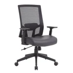 Boss Mesh Task Chair Black Ergonomic Office W/ Synchro-tilt & Arms New. Price: $249.00.