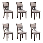 Pemberly Row Modern Solid Wood Dining Chair Cherry (set Of 6) New. Price: $576.81.