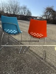 Italian Modern Jam Chairs From Calligaris, 1990S, Set Of 2 Used. Price: $1200.00.