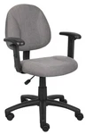 Boss Grey Deluxe Posture Chair W/ Adjustable Arms Model # B316-GY New. Price: $166.51.