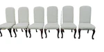 63452 Set Of Sherrill Furniture Decorator Dining Chairs Used. Price: $875.00.