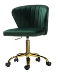 14 Karat Home Design Ilia Velvet Office Chair Green New. Price: $149.99.