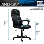 Techni Mobili Medium Back Manager Office Chair In Black New. Price: $173.82.