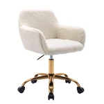 Kcc Faux Fur Office Desk Comfy Swivel Armchair Wheels Upholstered Fuzzy New. Price: $140.39.