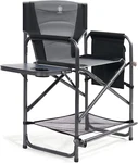 Medium Tall Directors Chair Foldable Makeup Artist Bar Height With Side New. Price: $233.99.