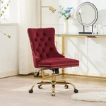 Velvet Home Office Chair Adjustable Height Swivel Computer Wine Red New. Price: $123.99.