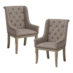 Lexicon Traditional Wood Dining Room Arm Chair Gray Cashmere (set Of 2) New. Price: $450.77.