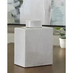 Signature Design By Ashley Haddworth Decorative Ceramic Jar, Antique White New. Price: $44.01.