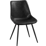 2PCS Faux Leather Dining Chairs Urban Style Accent With Metal Legs New. Price: $125.99.