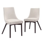 Canglong Upholstered Fabric Chairs And Solid Wood Legs For Kitchen Dining New. Price: $295.70.