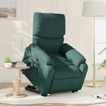 Stand Up Massage Recliner Chair Dark Green Fabric New. Price: $374.63.