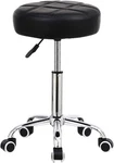 Round Rolling Stool Pu Leather Height Adjustable Swivel Drafting Work Spa Salon New. Price: $55.95.